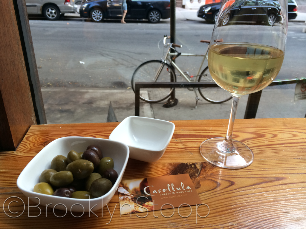 Wine and Olives at Casellula